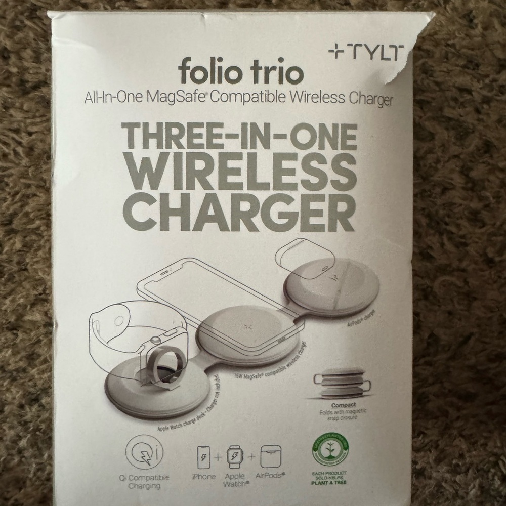 TYLT Folio Trio Wireless Charger